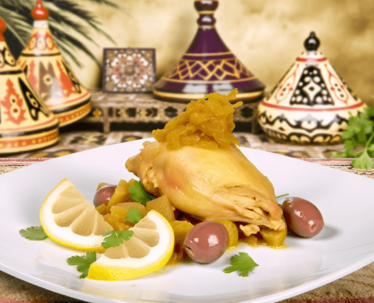 Smaki Maroka: Tajine z Kurczakiem i Cytryną Konfitowaną szybkoo.pl