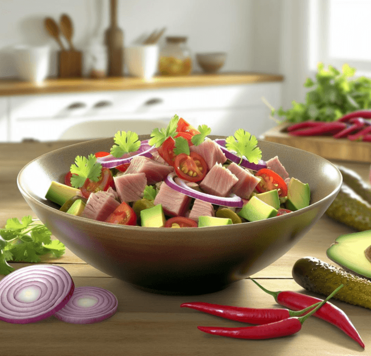 Egzotyczna Keto Sałatka z Wysp Fidżi szybkoo.pl