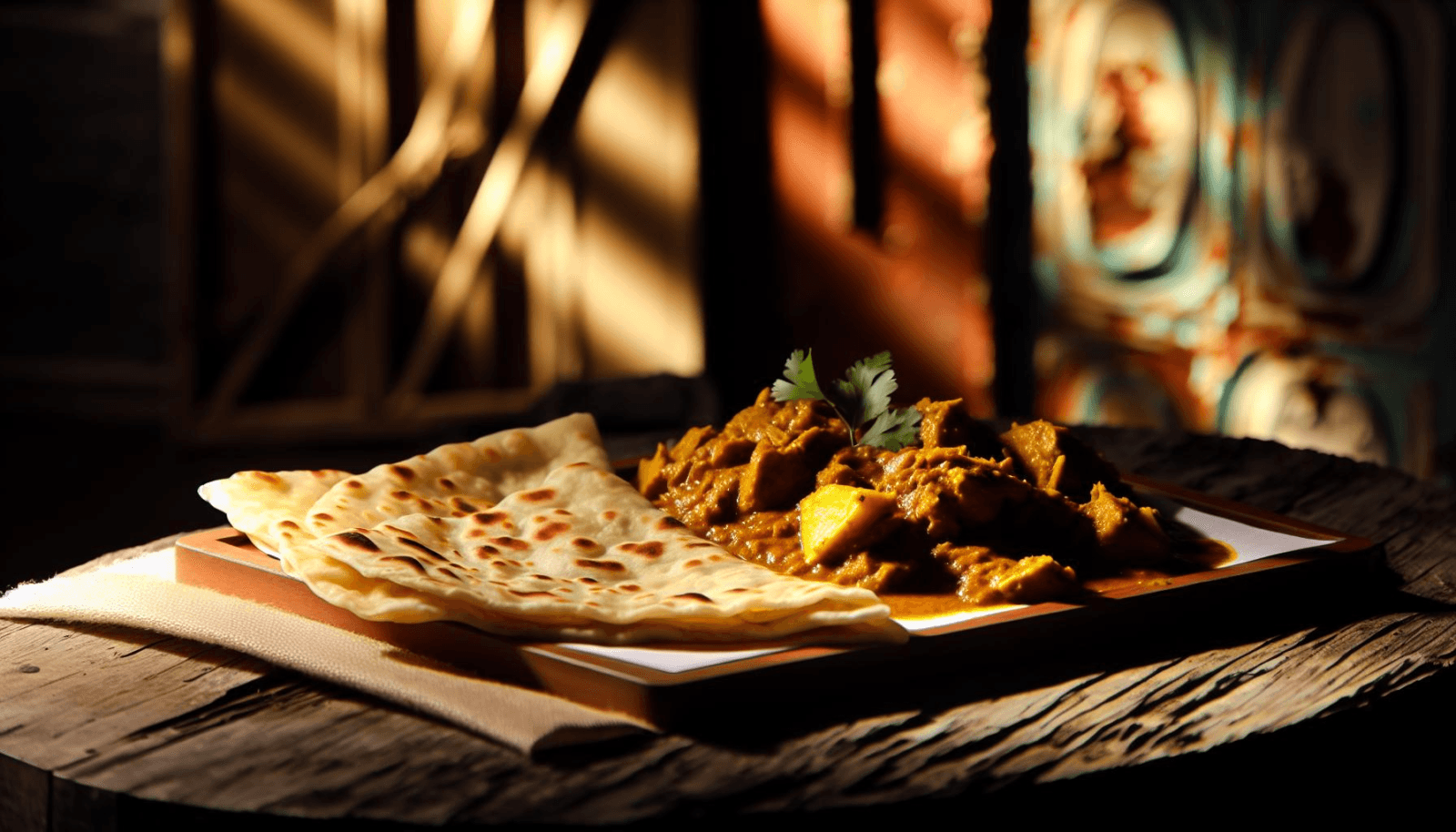 Karaibski Roti z Kari Kurczakiem szybkoo.pl