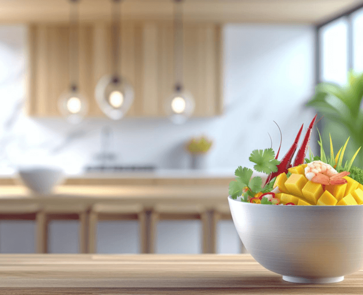 Egzotyczna Sałatka z Mango i Krewetkami szybkoo.pl