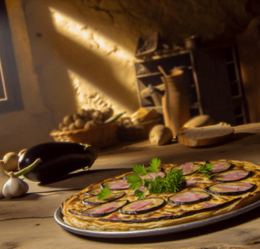 Keto Hiszpańska Tortilla z Bakłażanem i Szynką szybkoo.pl