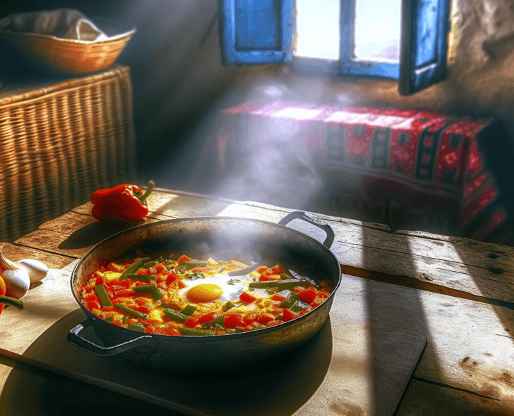 Szakszuka z Tunezji: Niezwykły Przepis na Śniadanie szybkoo.pl