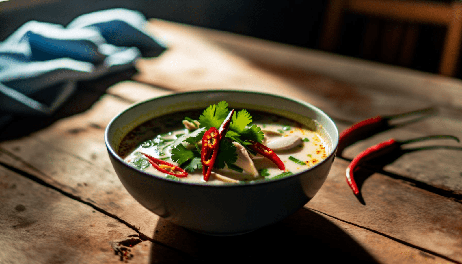 Aromatyczna Zupa Tom Kha Gai: Egzotyczna Podróż do Tajlandii szybkoo.pl