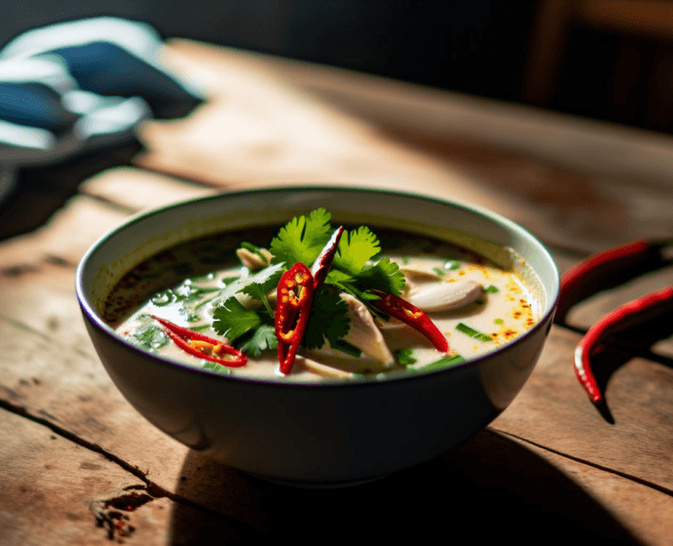 Aromatyczna Zupa Tom Kha Gai: Egzotyczna Podróż do Tajlandii szybkoo.pl